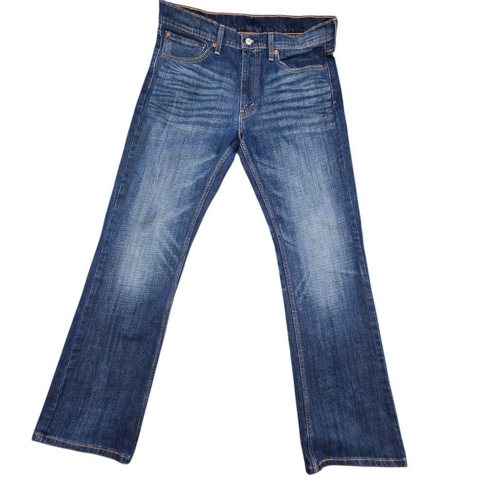 Levi's 527 Slim Bootcut Jeans Mens 34x32 Dark Wash Blue Denim 05527-0589